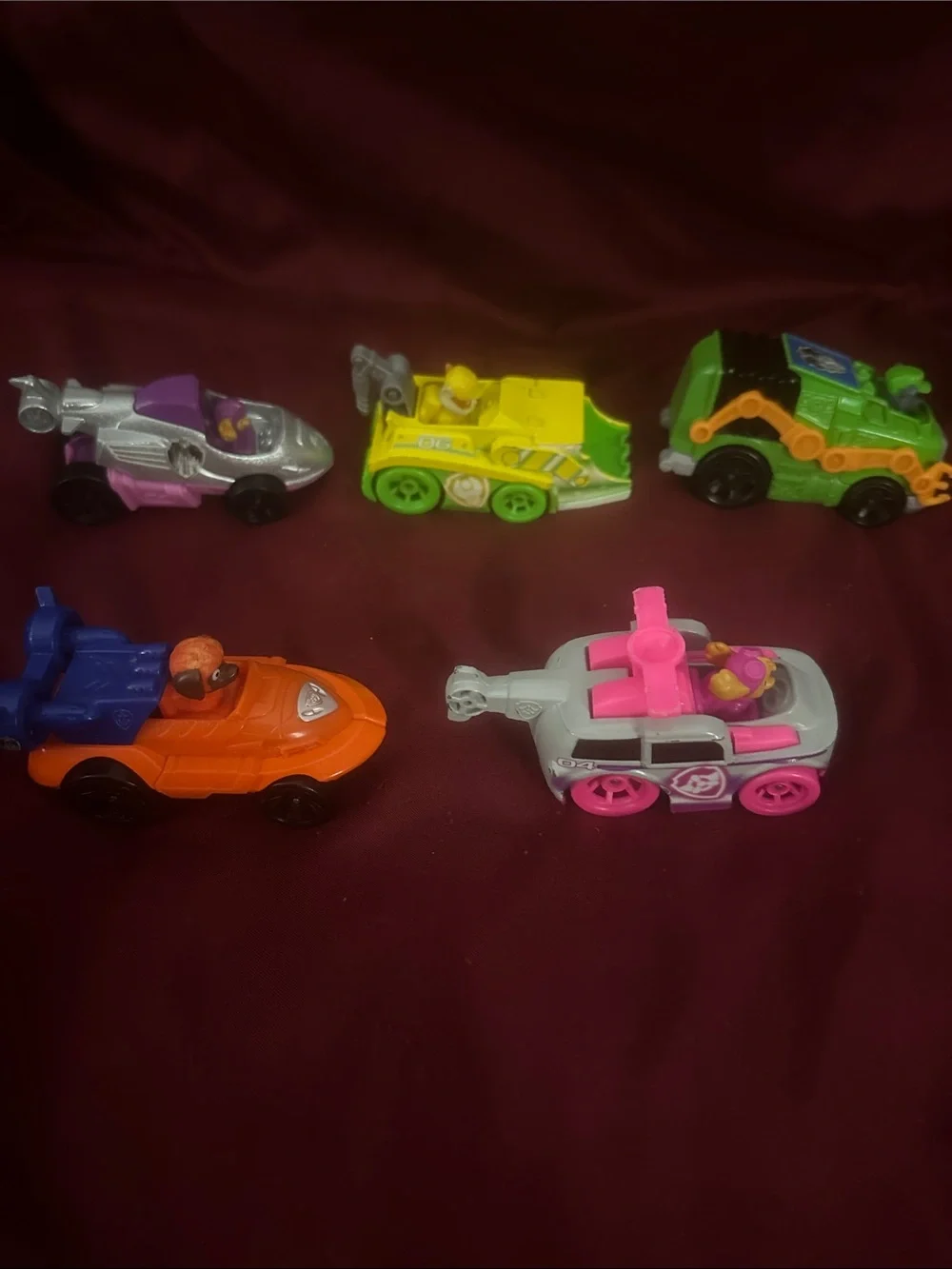Paw Patrol 9 Count Mini Toy Vehicles
